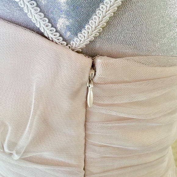 BNWT Max & Cleo Cream Romantic Cocktail Dress - Picture 5 of 8